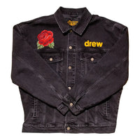Drew House Hearty Trucker Jacket 'Medium Black Wash' DR-SS21-48