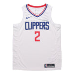 Nike NBA Quick Dry Sports Basketball Jersey/Vest SW Fan Edition 2020 Season Los Angeles Clippers Leonard 2 White CW3594-100