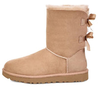 (WMNS) UGG Bailey Bow II 'Brown Yellow' 1016225-FAWN