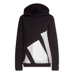 (WMNS) adidas Colorblock Large Logo Sports Hoodie Black HI1204