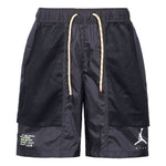 Air Jordan Jumpman Statement Woven Lacing Solid Color Shorts Black DM1407-010