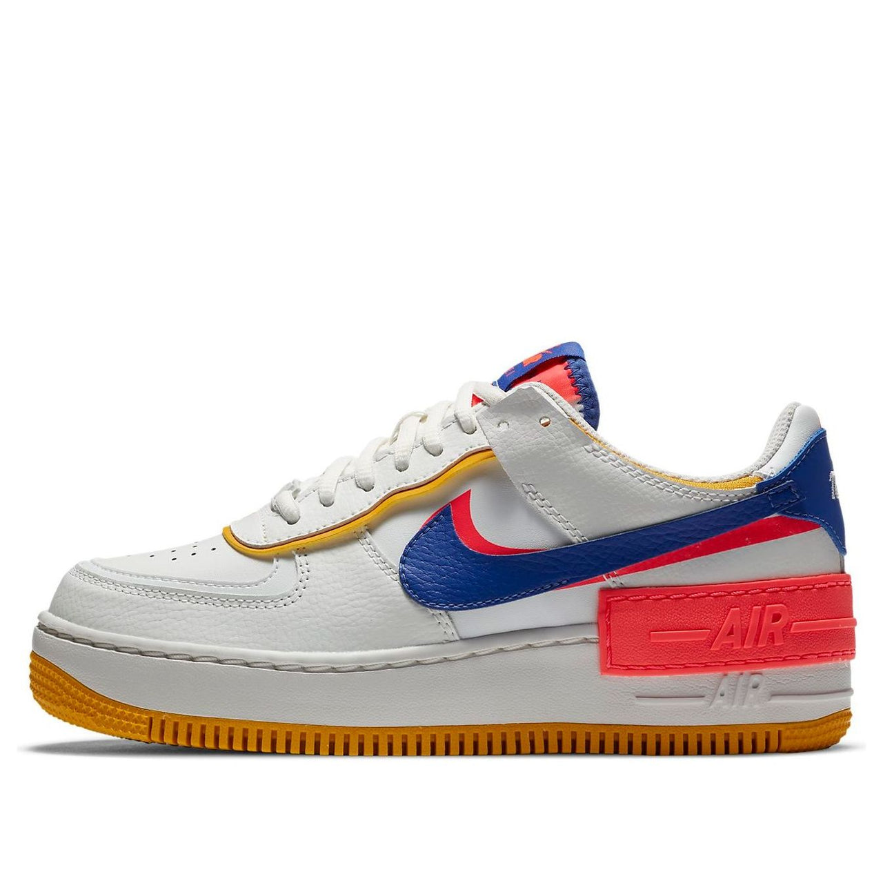 (WMNS) Nike Air Force 1 Shadow 'White Crimson Blue' CI0919-105
