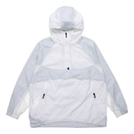 Nike Sportwear Retro Colorblock Loose Half Zipper hooded Pullover Woven Jacket White BV5386-100