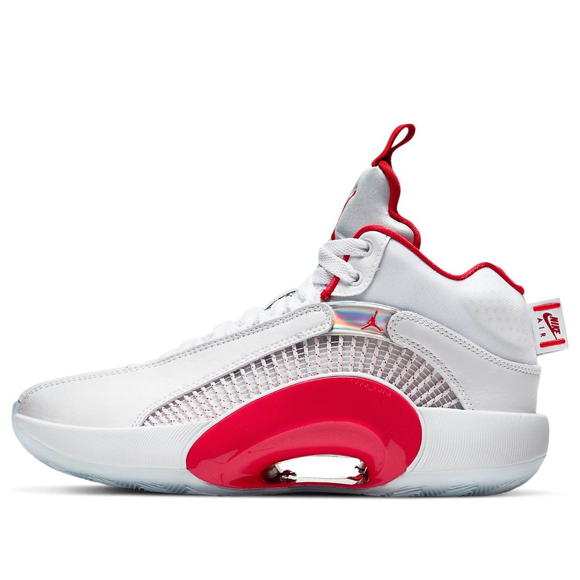 (GS) Air Jordan 35 'White Fire Red' CQ9433-100