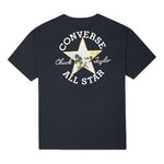 (WMNS) Converse Embroidered Alphabet Printing Loose Casual Round Neck Short Sleeve Black T-Shirt 10021480-A01