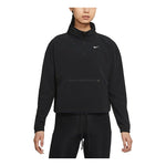 (WMNS) Nike Pro Dri-FIT Packable Training Sports Storage Simple Hooded Stand Collar Jacket Black DD6280-010