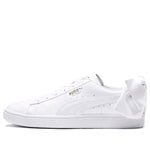 (WMNS) PUMA Basket Bow Patent Shoes White 368118-02