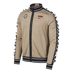 Men's Nike x ACRONYM Crossover Contrasting Colors Sleeve Stand Collar Woven Sports Jacket Asia Edition Khaki CZ4673-247