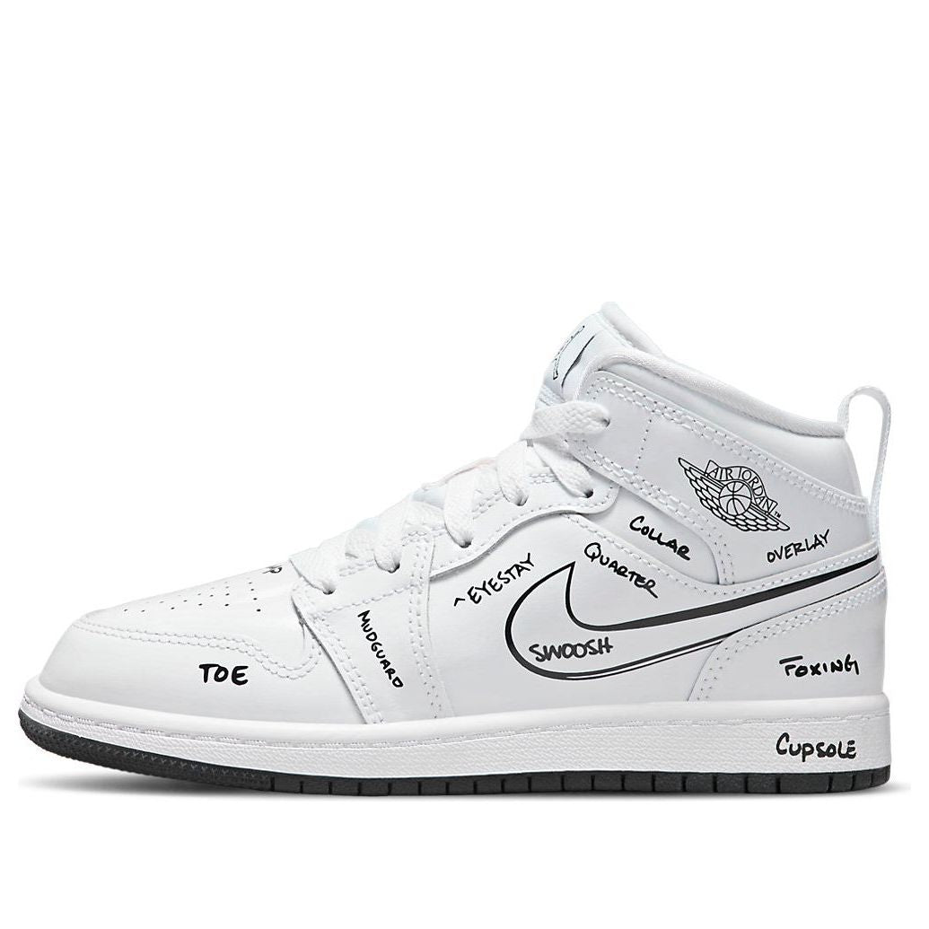 (PS) Air Jordan 1 Mid 'Schematic' DQ1866-100