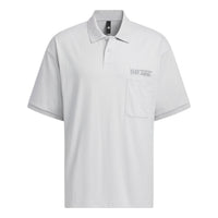 adidas Verbiage Polo Shirt 'Grey' IP3980