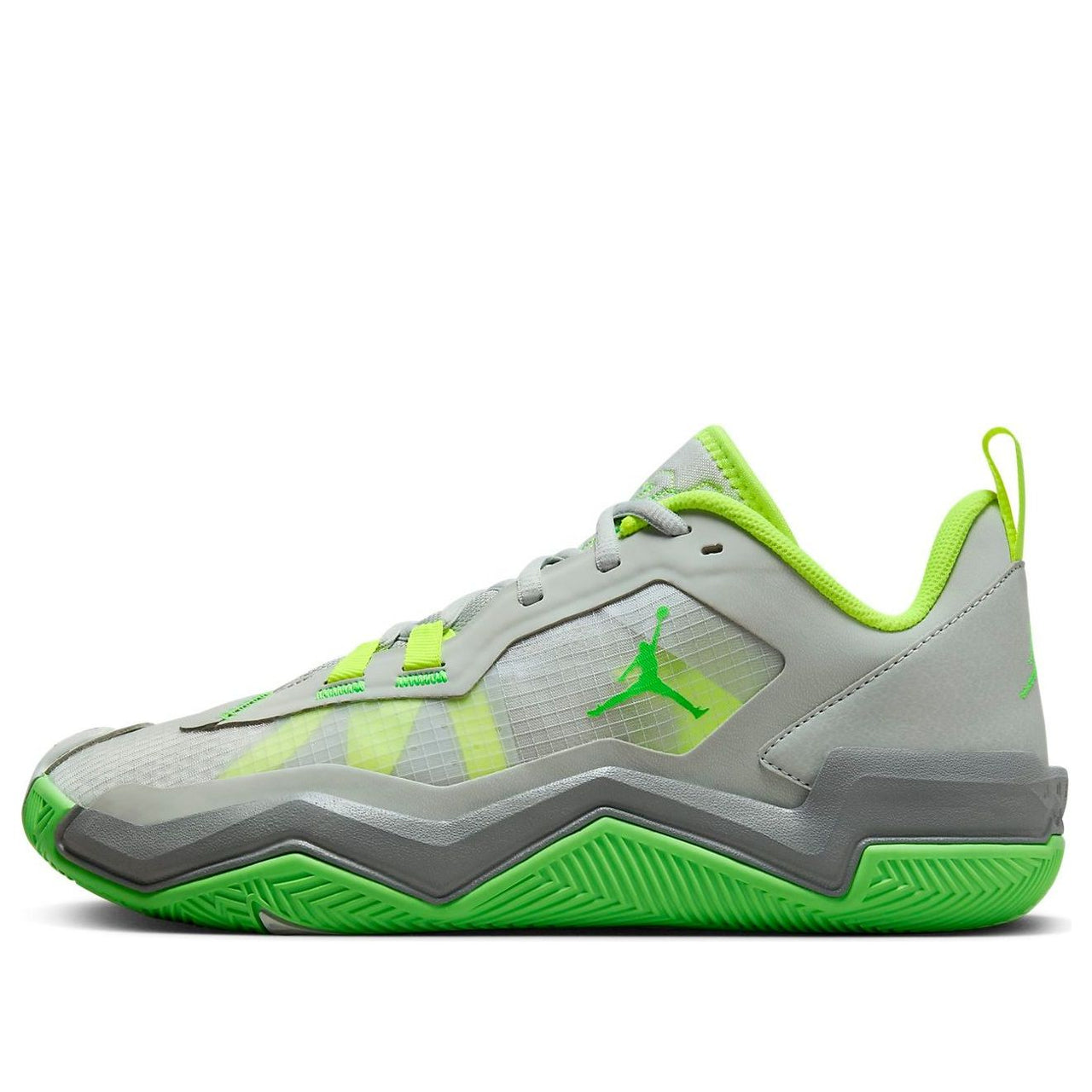 Air Jordan Westbrook One Take 4 PF Basketball Shoes 'Light Silver Volt' DZ3339-003