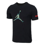 Air Jordan Jumpman LOGO Basketball Sports TEE Men Black AT9181-010