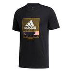 adidas Basketball Sports Round Neck Short Sleeve Black GE4513