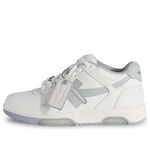 Off-White Out Of Office Leather Sneakers 'Grey White' OMIA189C99LEA0060109