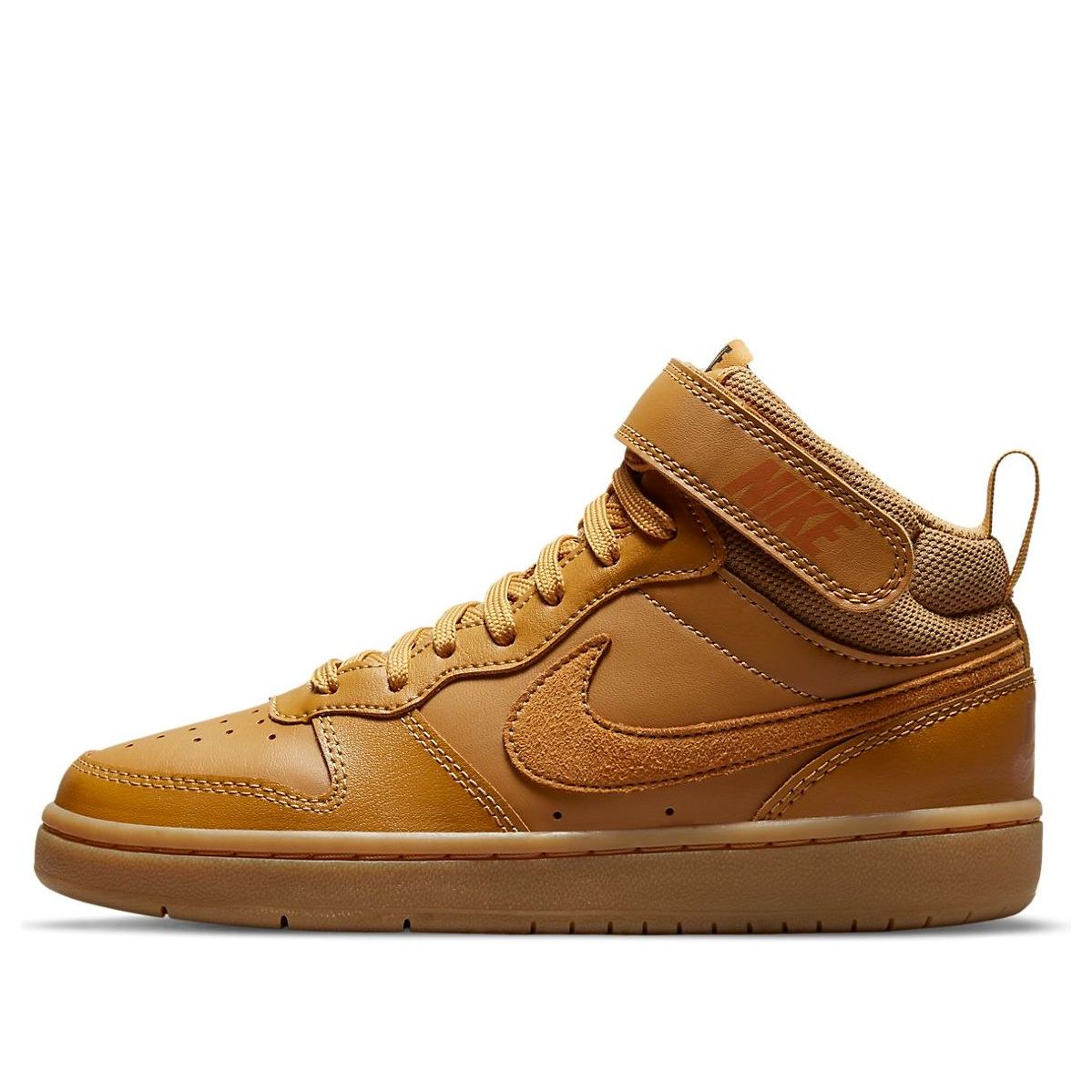 (GS) Nike Court Borough Mid 2 'Wheat' CD7782-701