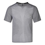 Nike TechKnit Future Fast Running Round Neck Short Sleeve Black White  CU6057-010