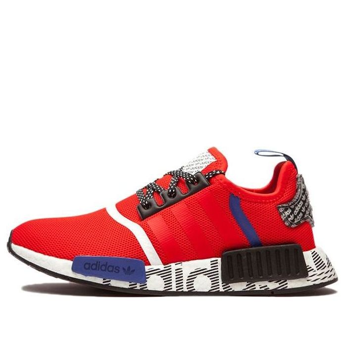 (GS) adidas NMD_R1 J 'Active Red Black' FV5330