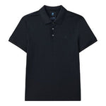 FILA Casual Solid Color Breathable Short Sleeve Polo Shirt Navy Blue F11M122132F-NV
