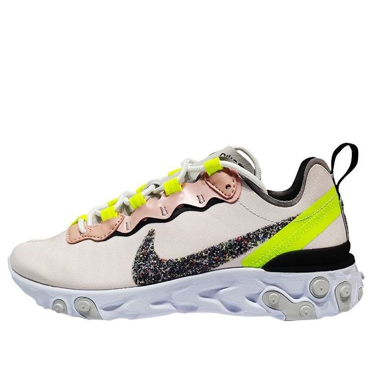 (WMNS) Nike React Element 55 Premium 'Light Soft Pink Volt' CD6964-600