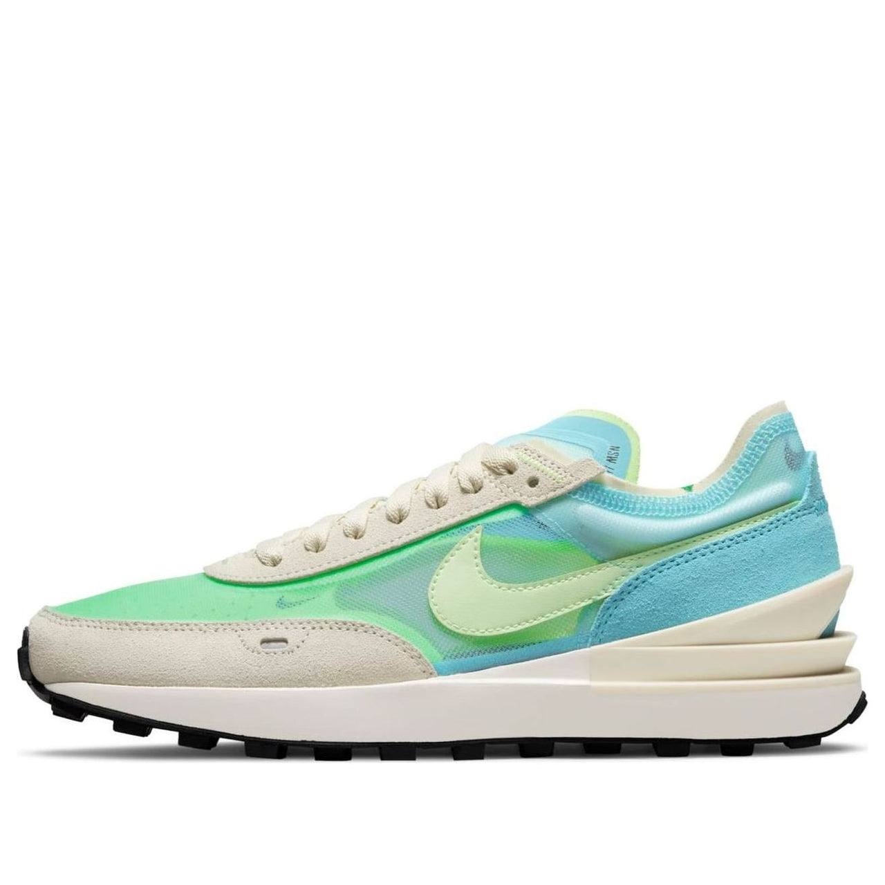 (WMNS) Nike Waffle One 'Bleached Aqua Lime Glow' DC2533-401