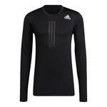 adidas TF Turf Warm Ls Casual Sports Long Sleeves Round Neck Black GT9516