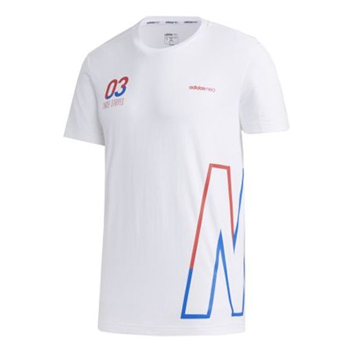 adidas Neo Casual T-Shirt 'White' GK1520
