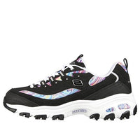 (WMNS) Skechers D'Lites 'Black' 149789-BKMT