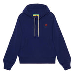 Men's Gucci x adidas Crossover SS22 Solid Color Logo Embroidered Loose Casual Long Sleeves Blue 700446-XKCH8-4330
