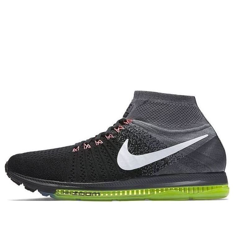 Nike Zoom All Out Flyknit 'Black White Volt' 844134-002