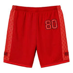 Supreme SS18 Monogram Short Red US dollar Embroidered Athleisure Casual Sports Shorts Unisex SUP-SS18-424