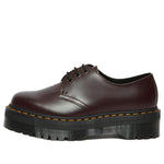 Dr. Martens 1461 Smooth Leather Platform Shoes 'Wine Red' 27332626
