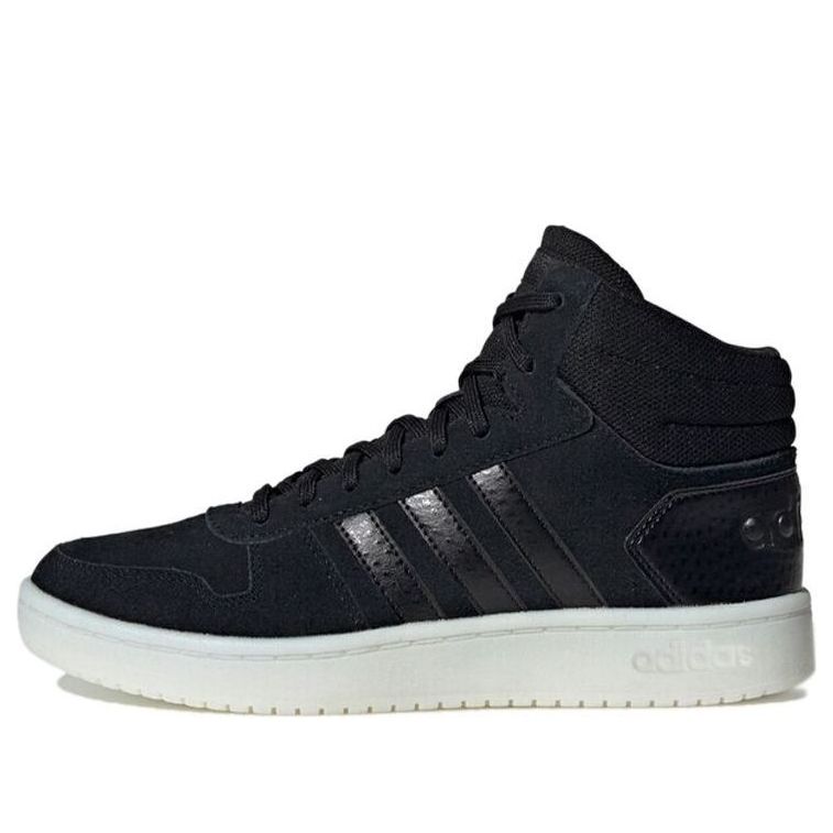 (WMNS) adidas Hoops 2.0 Mid 'Black White' EE7893