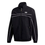 adidas TRACKTOP Slogan Sports Coat Men Black GI7437