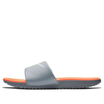 (GS) Nike Kids' Kawa Slide Sandals Grey/Orange 819352-801