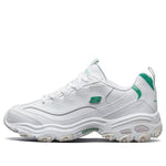 Skechers D'lites 1.0 Running Shoes White/Green 52676-WGR