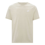 Men's Nike Embroidered Logo Breathable Micro Mark Solid Color Short Sleeve Beige T-Shirt AR4999-206