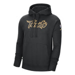 Men's Nike Solid Color Alphabet Fleece Pullover Toronto Raptors Black DB2340-010