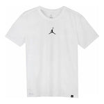Air Jordan Iconic Quick Dry Training Sports Short Sleeve White AR7416-101