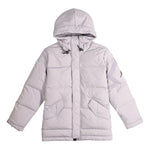 Air Jordan Wings Outdoor mid-length hooded down Jacket Gray BQ4171-059