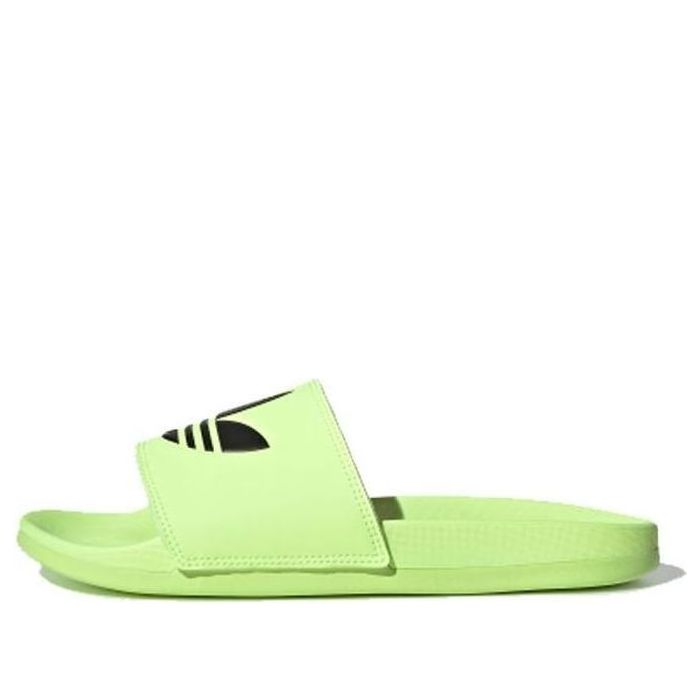 (WMNS) adidas originals Adilette Lite Slipper 'Black Green' EG8677