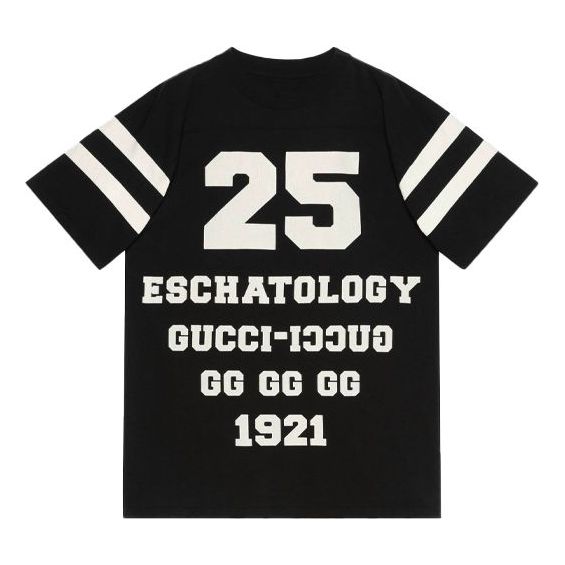 Gucci SS21 1921 Series Alphabet Printing T-Shirt 'Black' 660744-XJDKK-1289