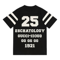 Gucci SS21 1921 Series Alphabet Printing T-Shirt 'Black' 660744-XJDKK-1289