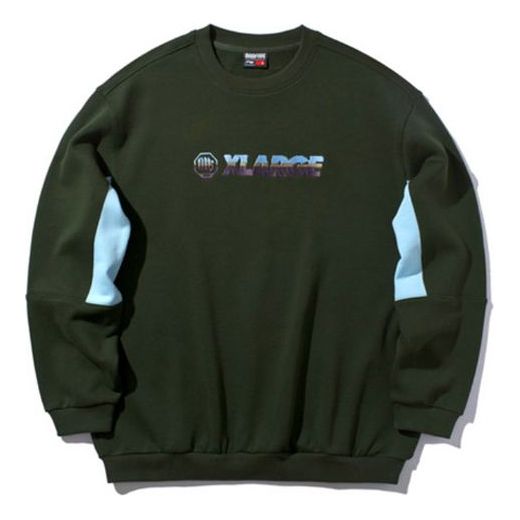 Li-Ning x XLARGE Crossover Loose Pullover 'Green' AWEP031-1