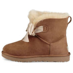 (WMNS) UGG Gita Bow Mini Fleece Lined Brown 1098360-CHE