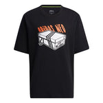 adidas neo M Brlv Tee1 Casual Sports Breathable Short Sleeve Black H59447