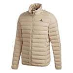 adidas Windproof And Warm Sports Stand Collar Down Jacket Men's Khaki GE5826