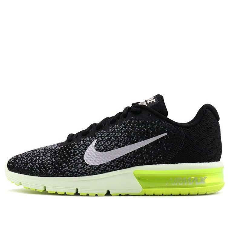 Nike Air Max Sequent 2 'Black Volt' 852461-011