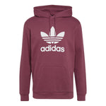 adidas Adicolor Classics Trefoil Hoodie 'Burgundy Victory Crimson White' H06666