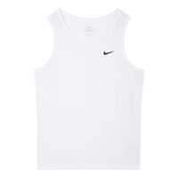 Nike Dri-fit Training Breathable Casual Sports Quick Dry Vest White AR6070-100