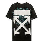 Off-White SS20 Dripping Arrows Loose Short-Sleeved OMAA038R201850051001